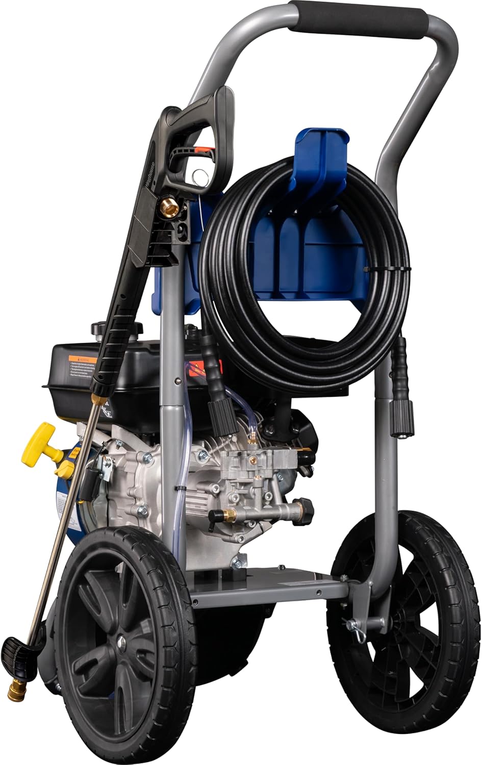 Westinghouse WPX3400SC Gas Pressure Washer with 15-inch Surface Cleaner, 3400 PSI and 2.6 Max GPM, Onboard Soap Tank, Spray Gun and Wand, 5 Nozzle Set, for Cars/Fences/Driveways/Homes/Patios/Furniture