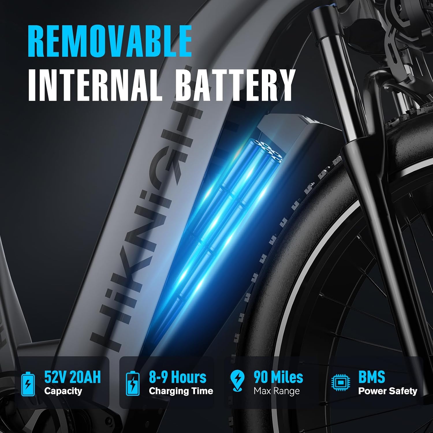 Dual Motor Electric Bike for Adults, 3000W Peak 52V 20AH Battery E Bike 26' x 4.0' Fat Tire Electric Mountain Bike Step-Thru Electric Bicycle for Women/Men, Up to 38MPH, Dual Hydraulic Brake