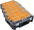 DEWALT TSTAK Tool Organizer,Small Parts and Screw Organizer Tool Box with Removable Compartments,(DWST17805),(Pack of 4)