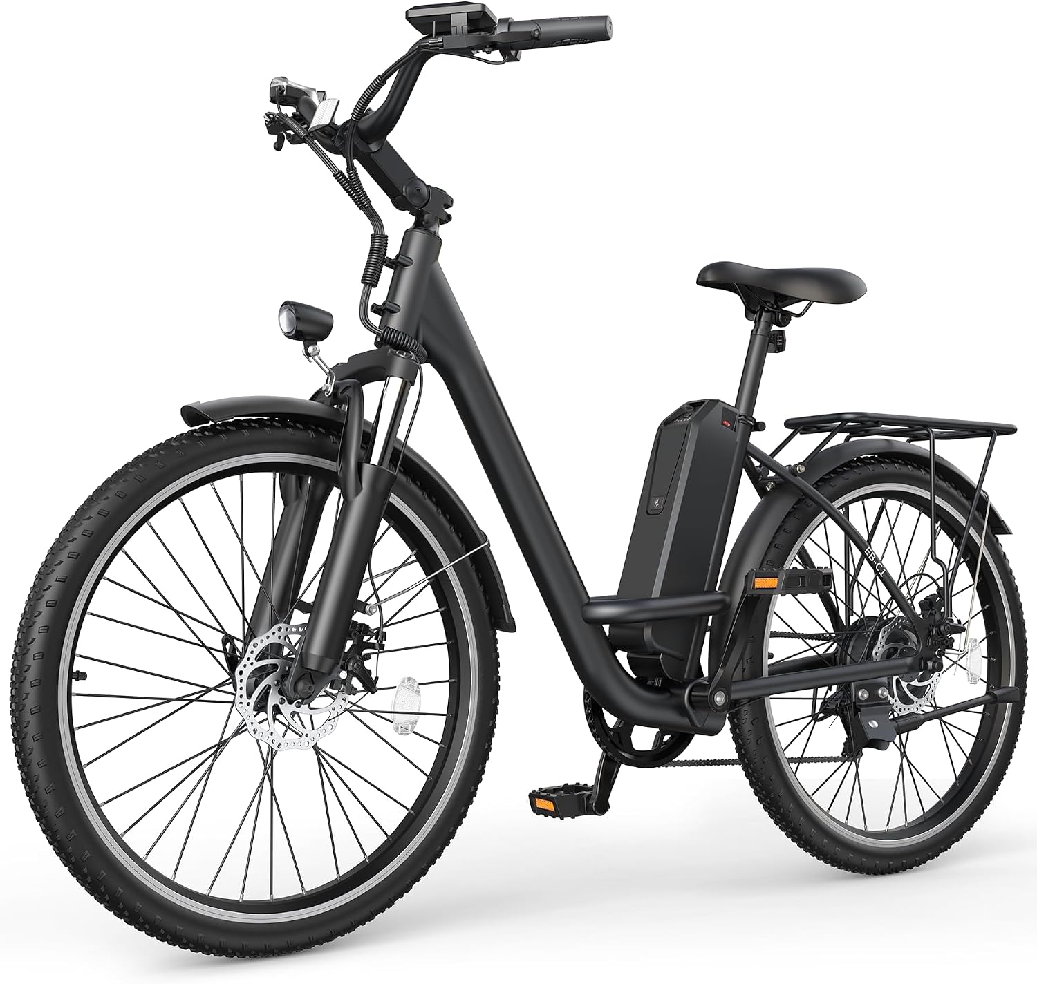 Electric Bike for Adults, Peak 1000W Ebike, 50Miles 20MPH UL 2849 Certified Commuter Bike, 26'' City Cruiser Bicycle with 48V Removable Battery, Rear Rack, Adjustable Stem, 7 Speed