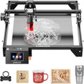 LONGER RAY5 Laser Engraver, Fully Upgraded with 10W Output, a 3.5-inch Color Touchscreen, and app-Based Offline Control; Ideal for Engraving Metal, Glass, and Wood. Working Area: 400×400 mm.