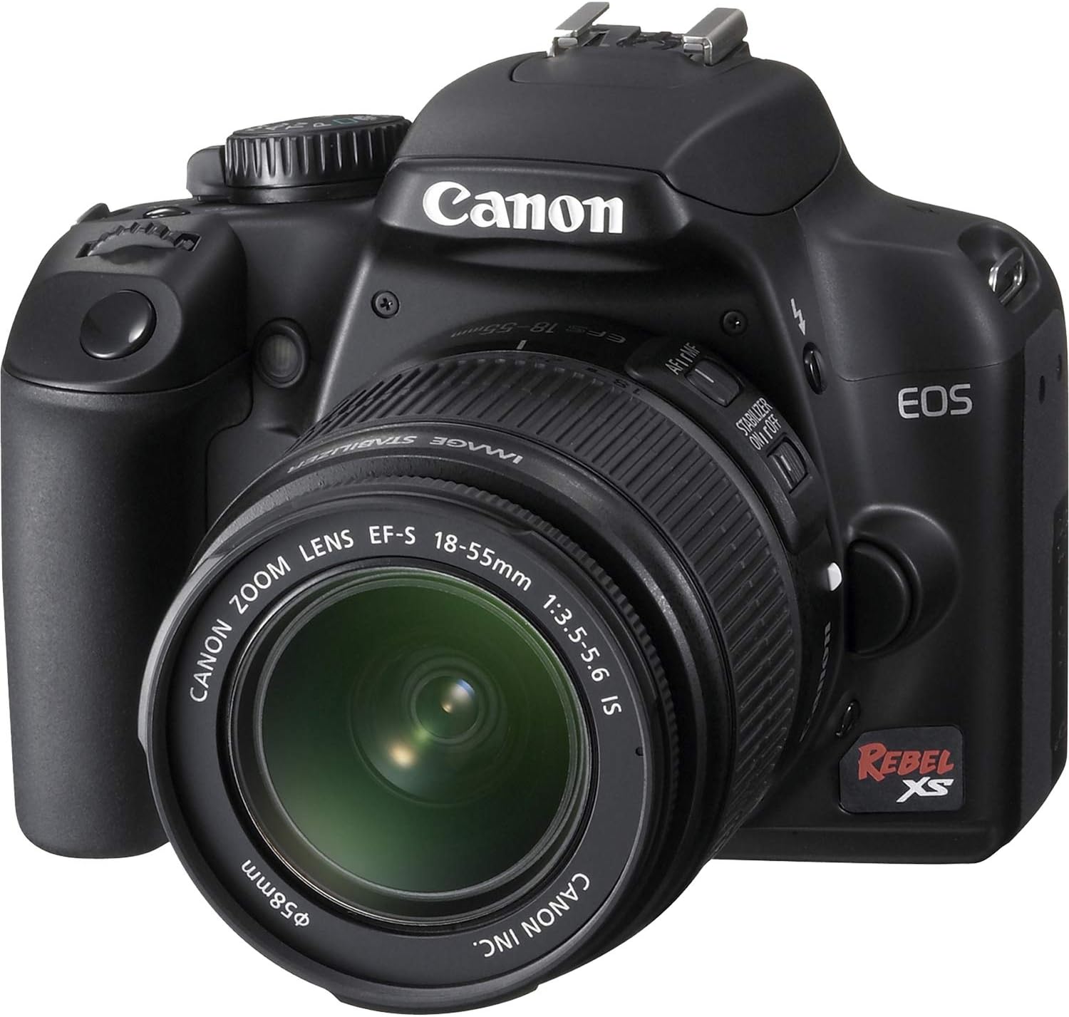 Canon Rebel XS DSLR Camera with EF-S 18-55mm f/3.5-5.6 IS Lens (Black) (OLD MODEL)