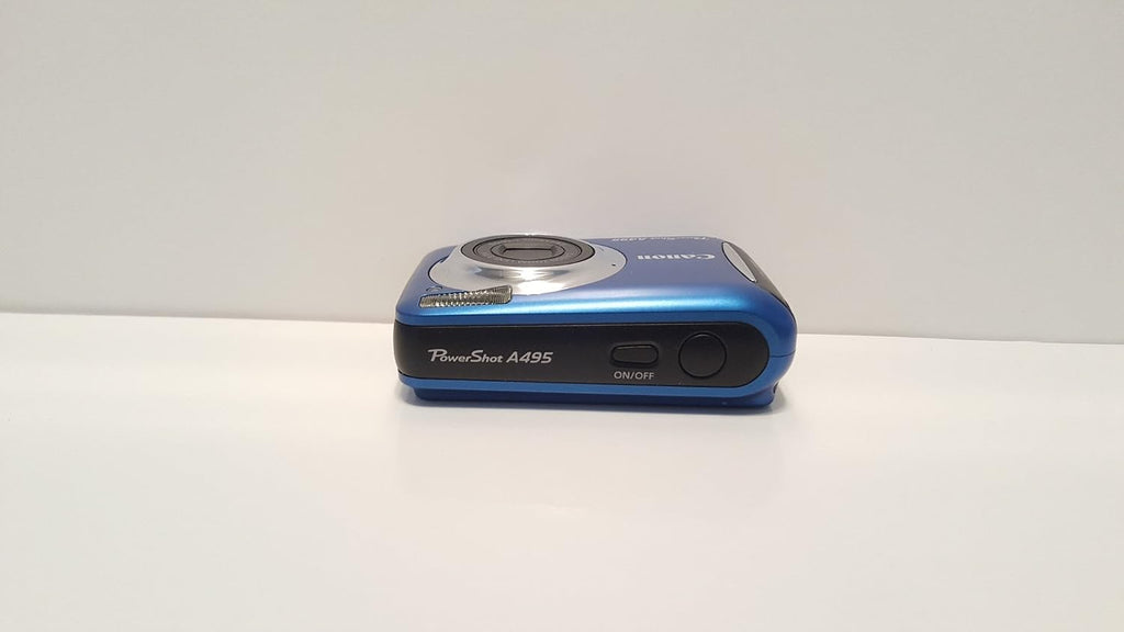 Canon PowerShot A495 10.0 MP Digital Camera with 3.3x Optical Zoom and 2.5-Inch LCD (Blue)