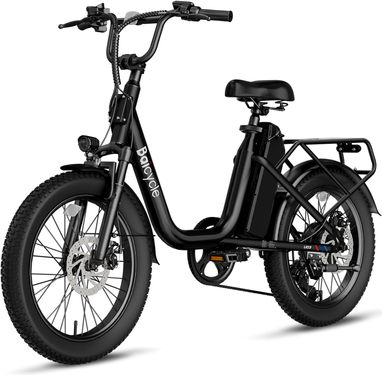 28 MPH Electric Bikes for Adults 20 x 3 inch Fat Tire Ebike with 90 Miles(PAS) Long Range 48V Removable Battery E-Bike 7 Speed Step Thru Electric Bicycle