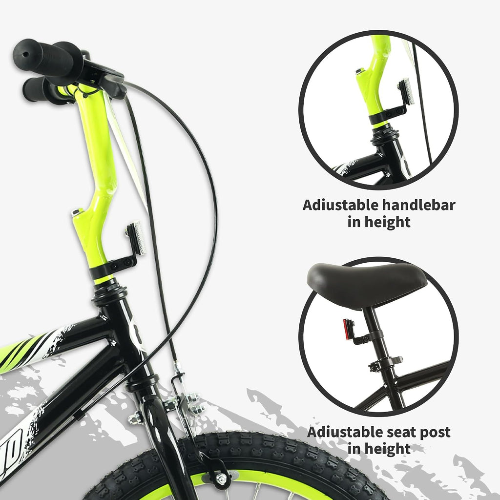 Chipmunk Kids Bike 12 14 16 18 Inch Bicycle with Training Wheels Beginners Boys Girls Ages 3-10 Years Multiple Colors
