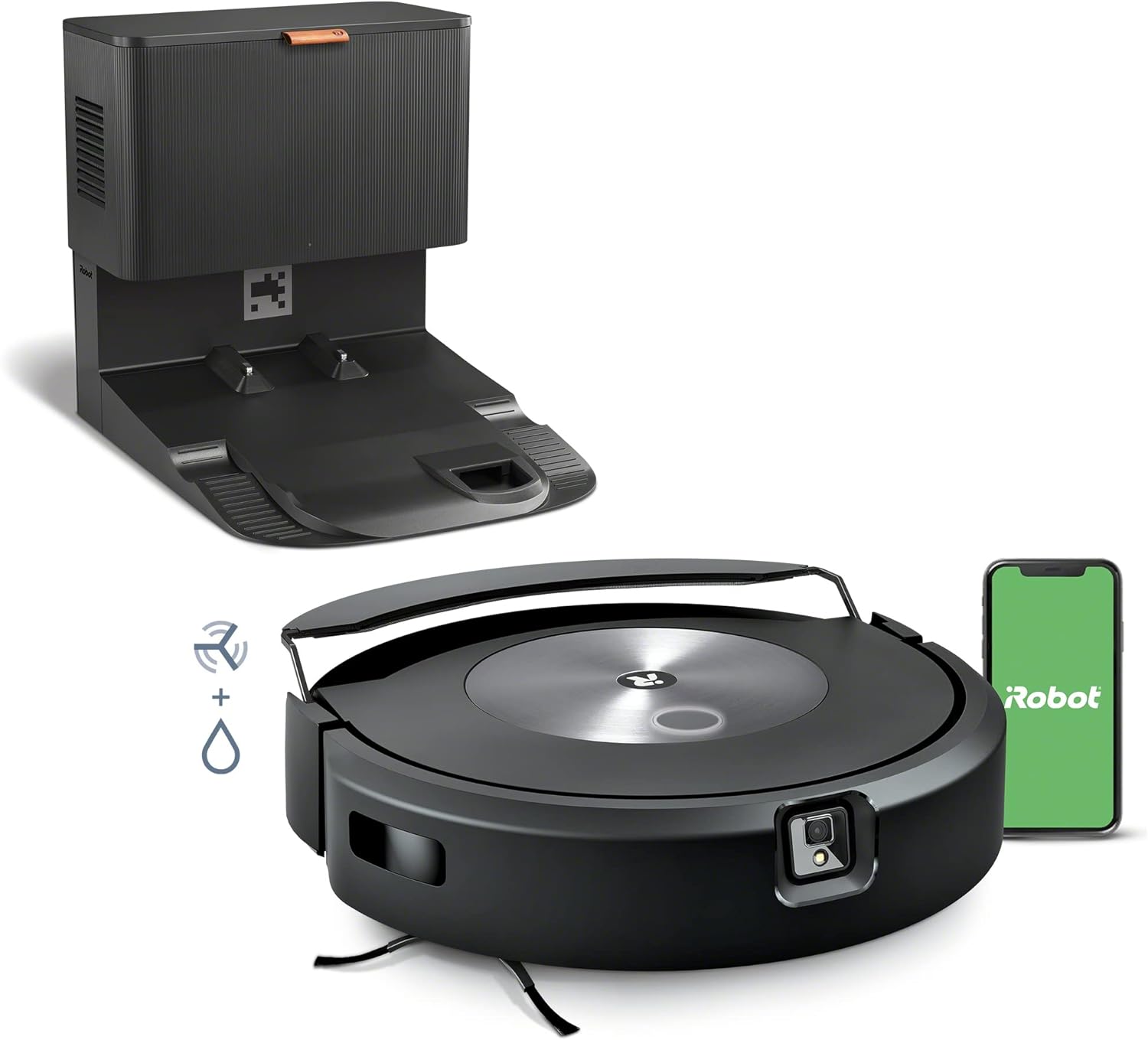 Refurbished iRobot Roomba Combo J7+ Paired with Alexa or Google Assistant Robot Vacuum and Mop