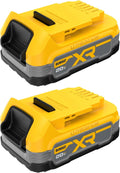 DEWALT 20V MAX POWERSTACK Lithium Ion Battery 2 Pack (DCBP034-2)