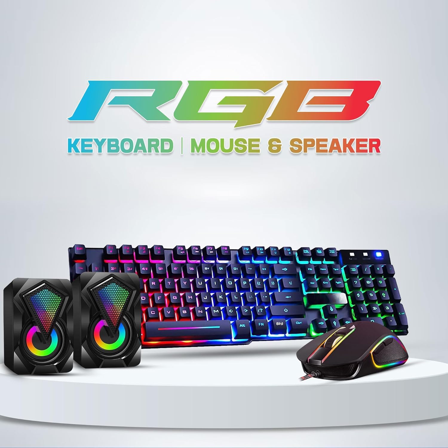 HP ProDesk RGB Desktop PC, Intel Core i5 6th Gen | 16GB DDR4 Ram | 512GB SSD | Dual 22 Inch Monitors | Gaming Keyboard & Mouse | Computer with AMD Radeon RX-550 4GB | Windows 11 Pro (Renewed)