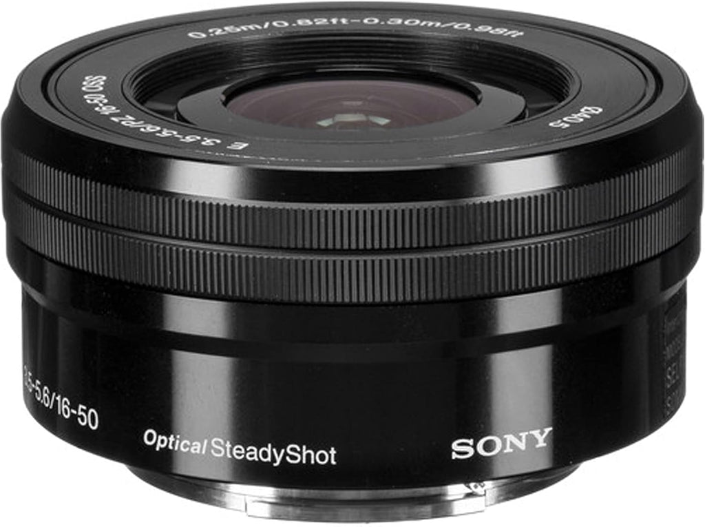 Sony ZV-E10 + 16-50mm Lens, LED Light, Microphone, 128GB Extrem Speed, U-Grip, Filters, Tripod, Case, Software, & More – Pro Video Bundle (38pc)