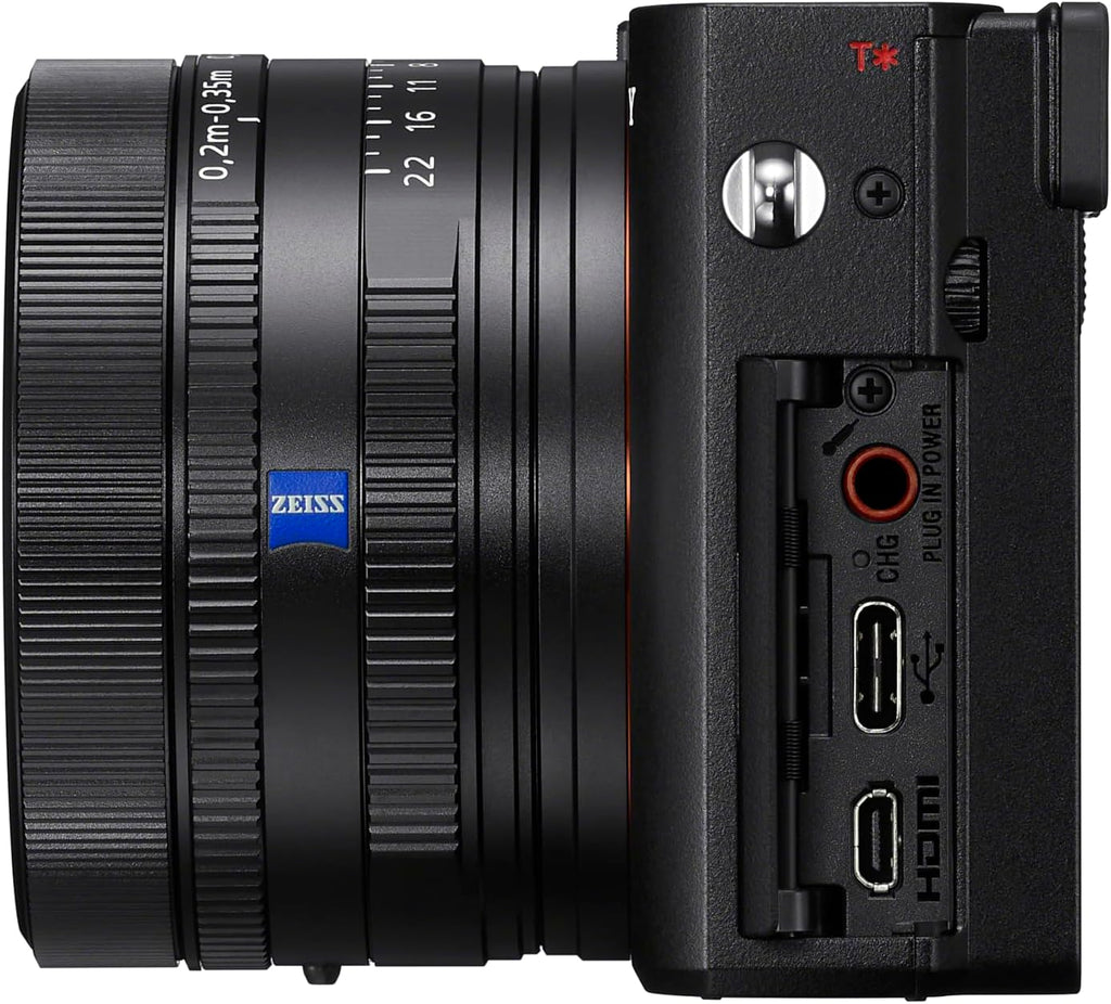 Sony RX1R III Full-Frame Premium Compact Camera Optimized with 61 MP CMOS Sensor, ZEISS® Sonnar T* 35mm F2 Lens, BIONZ XR™ Processor and AI-Based Subject Recognition