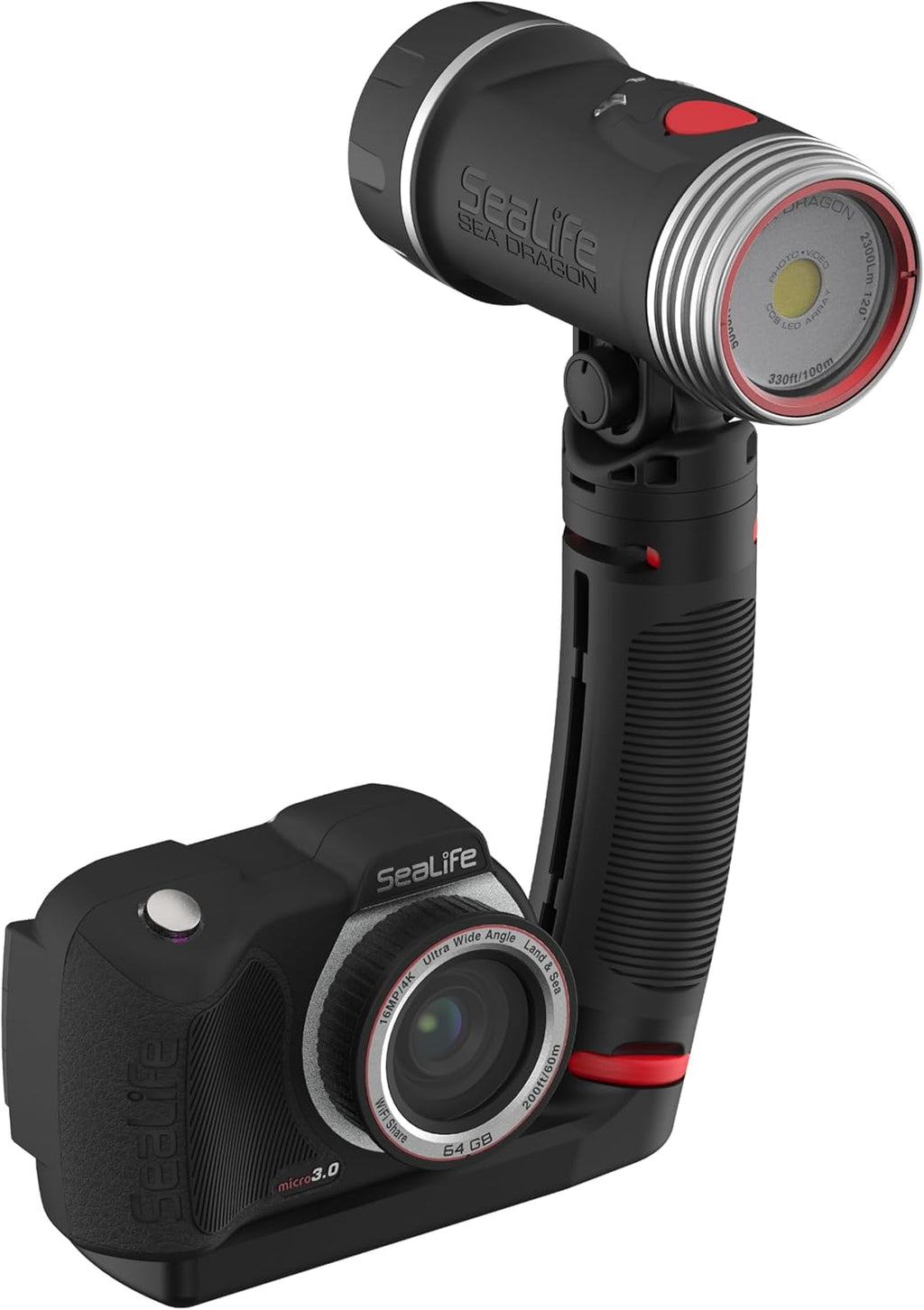 SeaLife Micro 3.0 Limited Edition Explorer Underwater Camera Gift Set for Photography & Video, Easy Set-up, Includes Sea Dragon 2300 Photo-Video Light