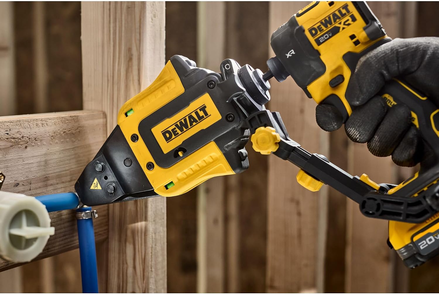 DEWALT IMPACT CONNECT PEX Pinch Clamp Attachment for Impact Driver, Plumbing Tool (DWAPXPIR)