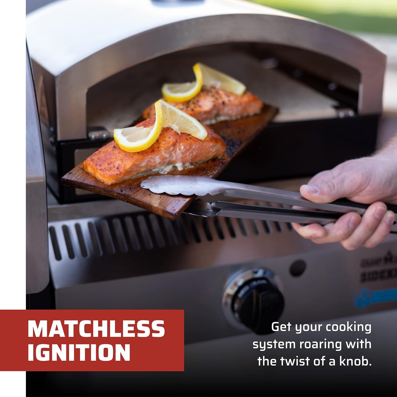 Camp Chef Sidekick Grill Accessory, Flat Top Griddle included, 14' cooking system compatible, Stainless/Black
