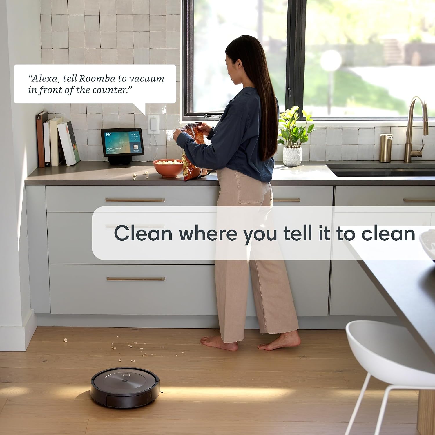 iRobot Roomba j9+ Self-Emptying Robot Vacuum – Powerful Suction, Identifies and Avoids Obstacles Like Waste, Self-Empties for 60 Days, Best for Homes with Pets, Smart Mapping, Works with Alexa