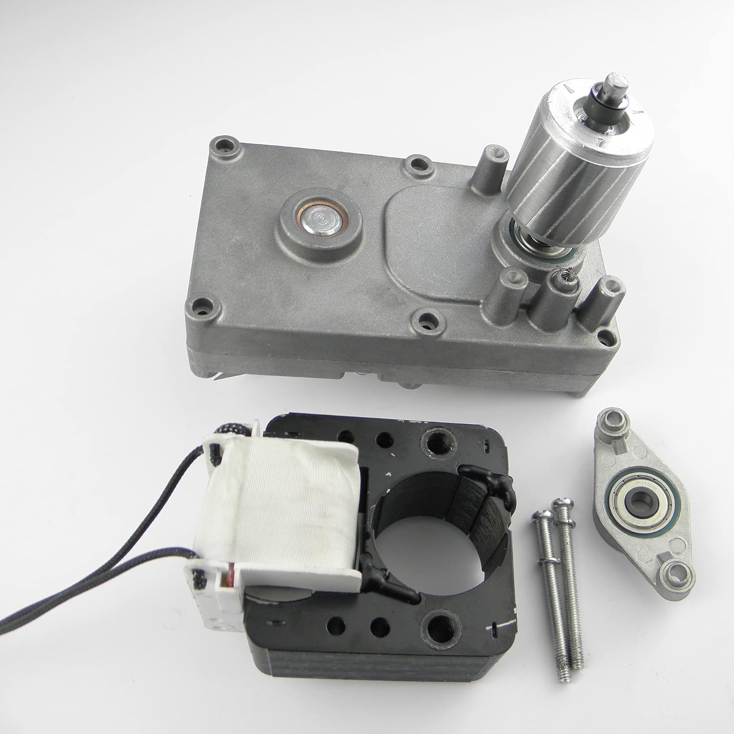 CHANCS AC 110V Rotisserie Shaded-Pole Gear Motor 3.2RPM Max Torque 200KG Low Noise for BBQ Oven Default Rotation CW