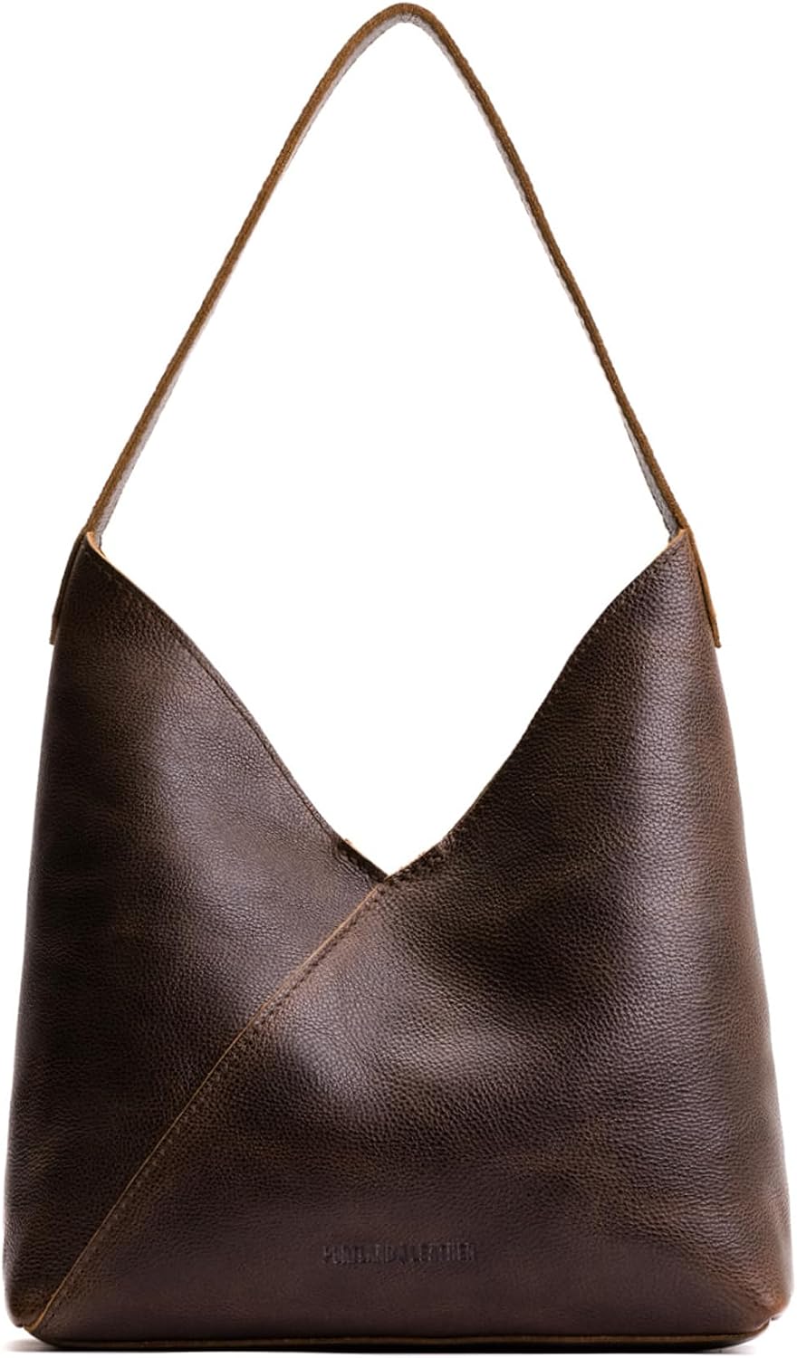Portland Leather Goods Naomi Shoulder Bag – Handmade Slouchy Bag with Adjustable Crossbody Strap & Secure Magnetic Closure