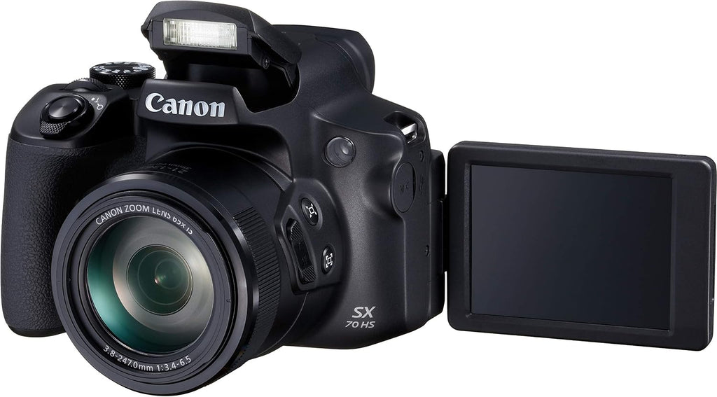 Canon PowerShot SX70 HS 1/2.3' Bridge Camera 20.3 MP CMOS 5184 x 3888 Pixels Black