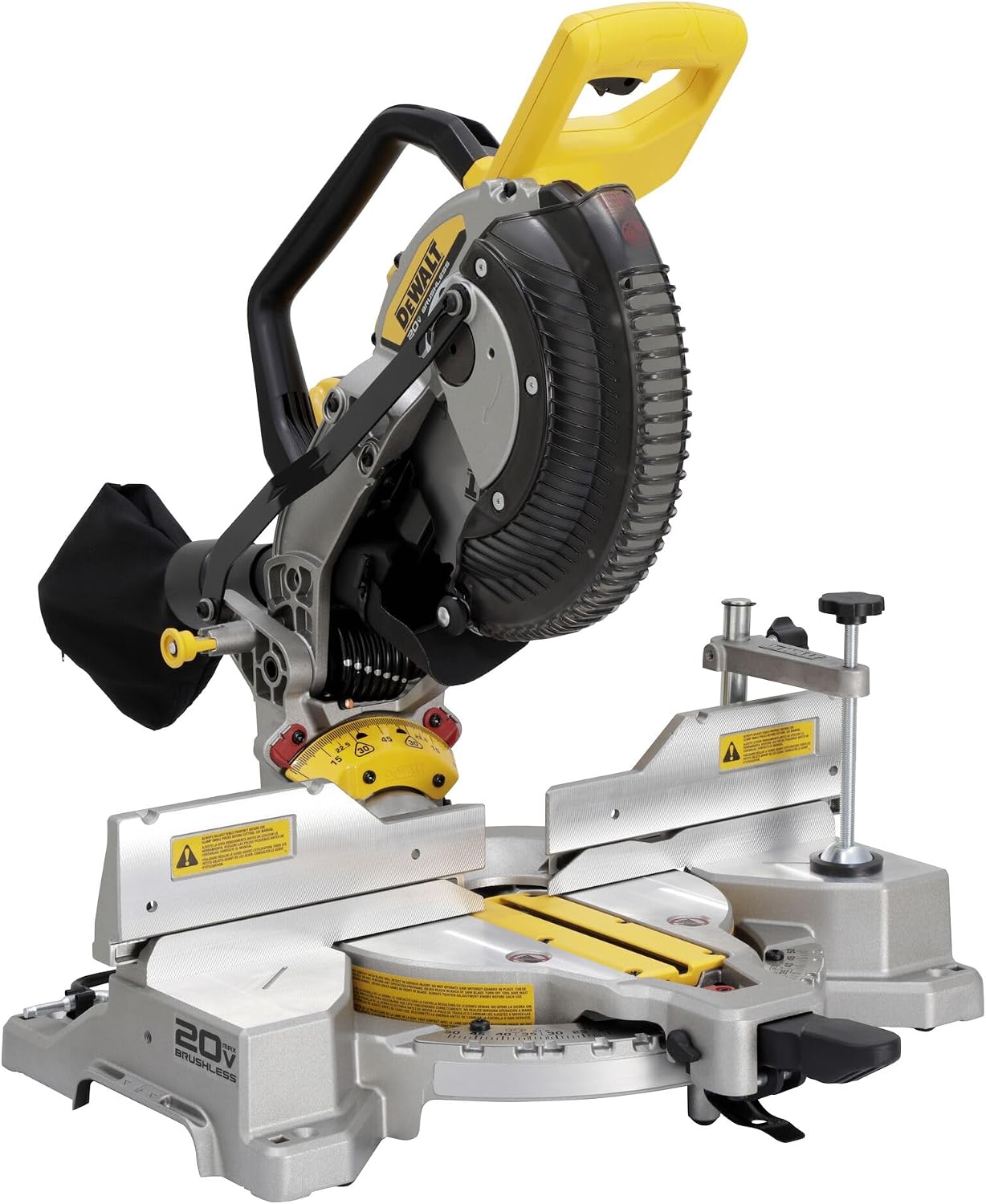 DEWALT 20V MAX XR 10 in. Double Bevel Fixed Miter Saw Kit (DCS714WW1)