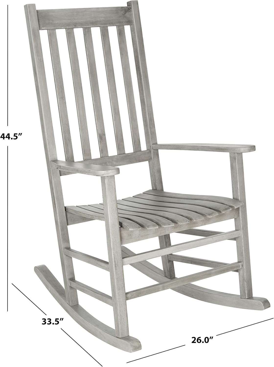 SAFAVIEH Outdoor Living Collection Shasta Rocking Chair