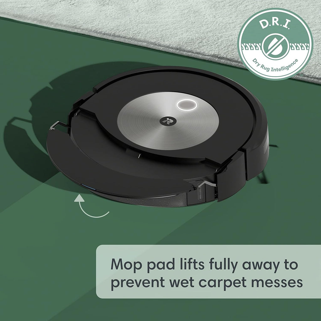 Refurbished iRobot Roomba Combo J7+ Paired with Alexa or Google Assistant Robot Vacuum and Mop