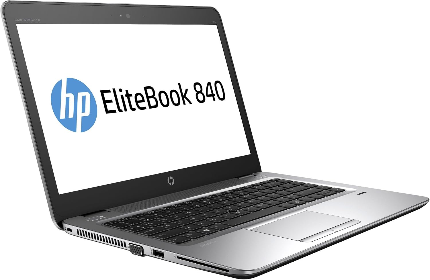 HP Elitebook 840 G4 14in Notebook, Windows, Intel Core i5 2.5 GHz, 8 GB RAM, 256 GB SSD, Silver (1GE41UT#ABA) (Renewed)