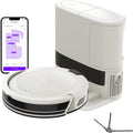 Shark Navigator | Robot Vacuum Cleaner with Powerful Suction for Pet Hair, Rugs, Carpets & Hard Floors | Bagless Self-Empty Base | 30-Day Capacity | SmartPath LiDAR Navigation | White | AV2110S