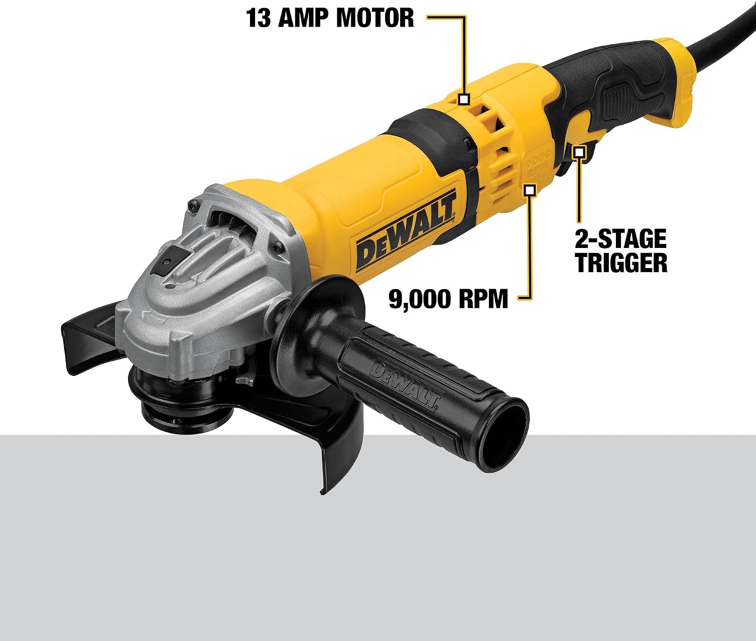 DEWALT Angle Grinder Tool, 4-1/2-Inch to 5-Inch, Trigger Switch (DWE43116)