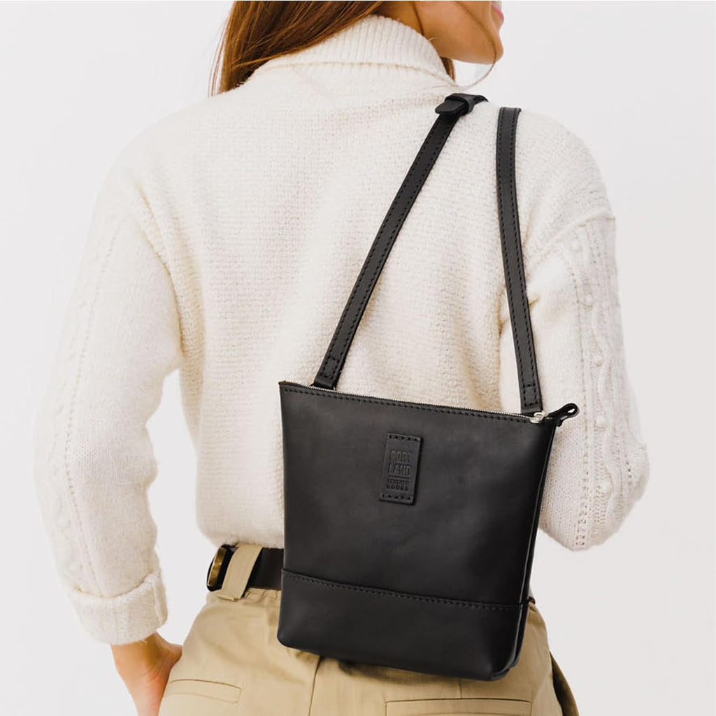 Portland Leather Goods Festival Bag – Lightweight Leather Crossbody Purse – Handmade from the Finest Full-Grain Hides