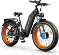 Dual Motor Electric Bike for Adults, 3000W Peak 52V 20AH Battery E Bike 26' x 4.0' Fat Tire Electric Mountain Bike Step-Thru Electric Bicycle for Women/Men, Up to 38MPH, Dual Hydraulic Brake