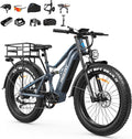 FREESKY 3500W BAFANG Motor Electric Bike for Adults, 48V 35Ah Samsung Cells Battery Ebike 140 Miles, 38+MPH, 26' Fat Tire Dirt All-Terrain Mountain E Bike, Full Suspension, UL 2849 Certified by TÜV