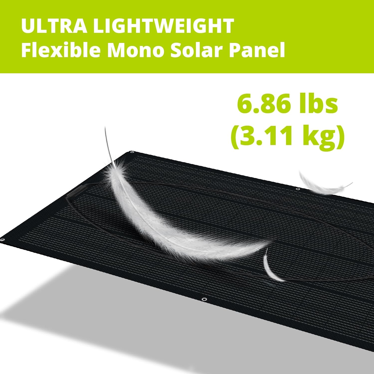 Newpowa Solar Panels 220 Watt 12V, Flexible Solar Panel 220W, 250° Ultra Thin Ultra Lightweight Off-Grid Charger for Marine RV Cabin Van Car Curve Surfaces