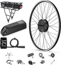 BAFANG G020 48V 500W Front Hub Motor Electric Bike Conversion Kit for 26'/700C Wheel Drive Engine with LCD Display &Optional Ebike Battery
