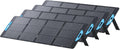 Anker SOLIX PS200 Solar Panel ×4 with Adjustable Kickstand, 4× 200W Foldable Portable Solar Charger, IP67 Waterproof, 23% Higher Energy Conversion Efficiency, for Camping, RVs, and Blackouts（Renewed）