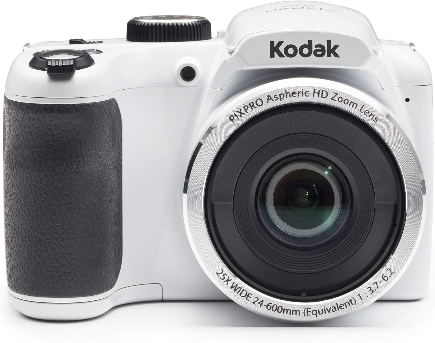 Kodak PIXPRO AZ252 Astro Zoom 16MP Digital Camera (White) Bundle with 32GB SD Card and Case (3 Items)