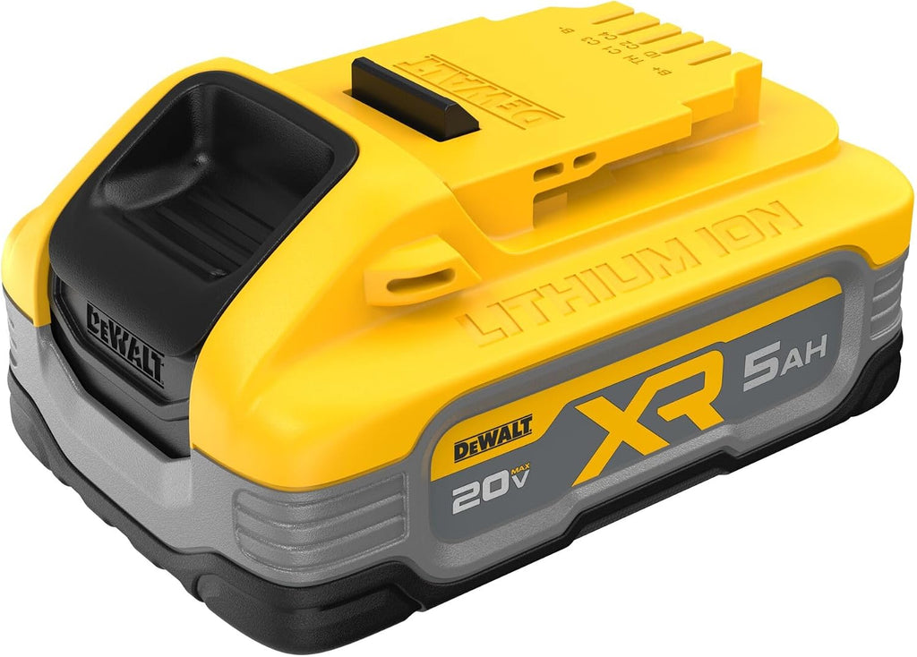 DEWALT Powerstack 20V MAX Battery, Rechargeable, 5Ah, Lithium Ion, 2-Pack (DCBP520-2)