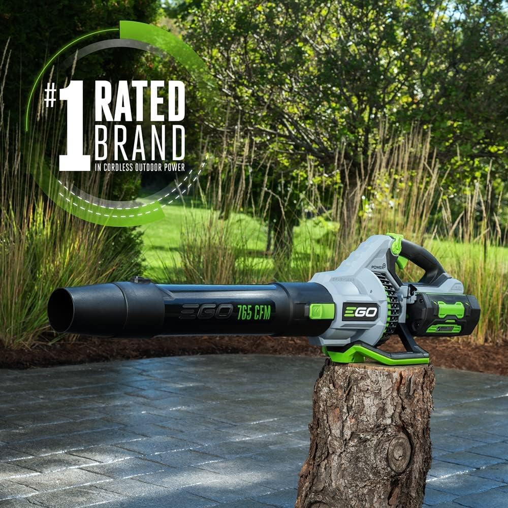 EGO POWER+ Leaf Blower, Cordless Electric 765 CFM, Includes 56V 5.0Ah Battery and Charger - LB7654