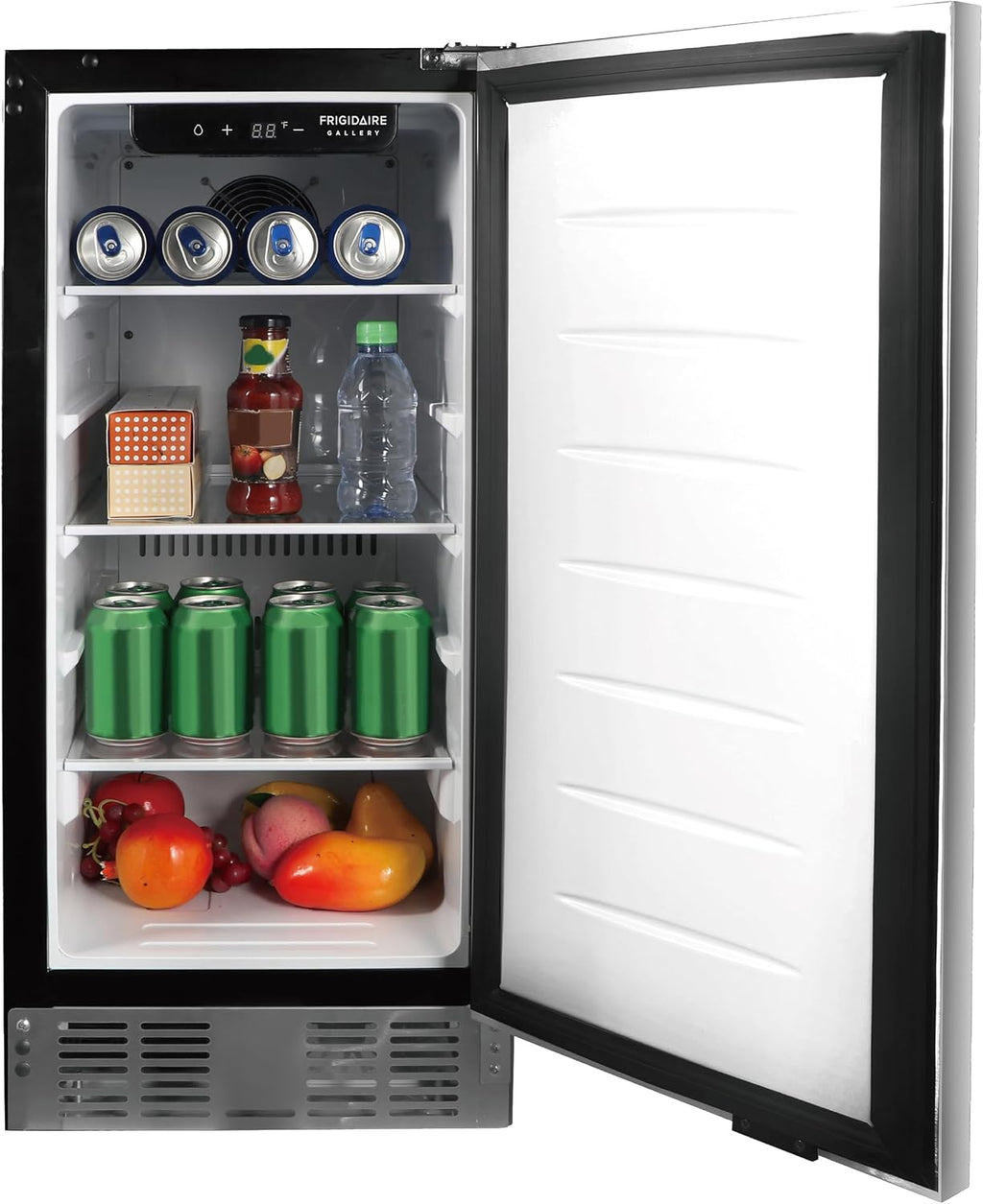 Frigidaire 3 Cu Ft Capacity built in fridge, under counter, frost free, Stainless Steel