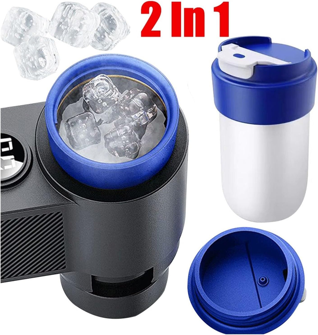 Car Cooling Cup Fit for Smart 2 in 1 Car Heating Cooling Cup Coffee Miik Drinks Electric Beverage Warmer Cooler Holder Travel Car Refrigerator(Heater)