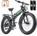 DAMSON Electric Bike for Adults Dual Motor AWD 5000W/3000W/1500W Peak 40MPH/30MPH Dirt Ebike, 52V/48V Max-Output Up to 65/80/120/160 Miles Long Range, 26' Full Suspension Fat Tire Mountains Bicycle