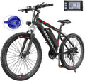 ANCHEER 26' Electric Bike for Adults, Peak 749W Ebike, 19.8MPH Electric Bicycle with 48V 374Wh / 48V 499Wh Battery(3H Fast Charge), LCD Display, Front Suspension, UL2849 Compliant