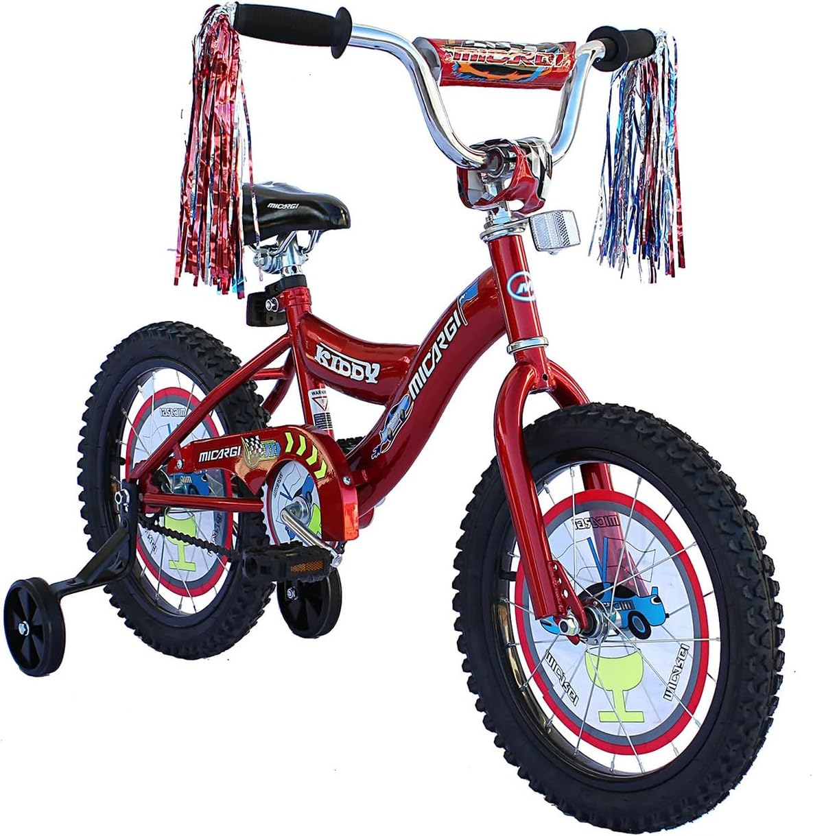 MICARGI Dragon/Ellie/Kiddy BMX Kids Bike 3-12 Age Boys Girls 16 20 inch with Kickstand Kids'Cruiser Bike with Coaster Brake Bell and Training Wheels Multiple Colors