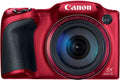 Canon Powershot SX400 IS 16.0 MP Digital Camera with 30x Optical Zoom and 720p HD Video (Red) (Renewed)