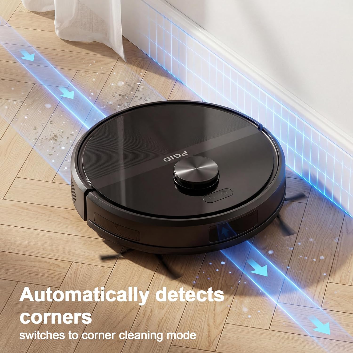 Self-Emptying Robot Vacuum Cleaner, Robot Vacuum and Mop, FlexiArm Edge Mopping, 5000Pa Suction, Dual Zero-Tangle System, Smart Obstacle Avoidance (F77PRO)