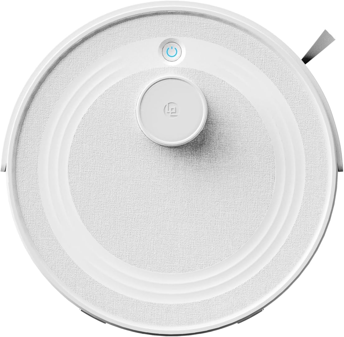 Lefant M2 Pro Robot Vacuum Cleaner and Mop, 5000Pa Strong Suction, Precise Navigation, Anti-Collision, 140 Mins Battery Life, White