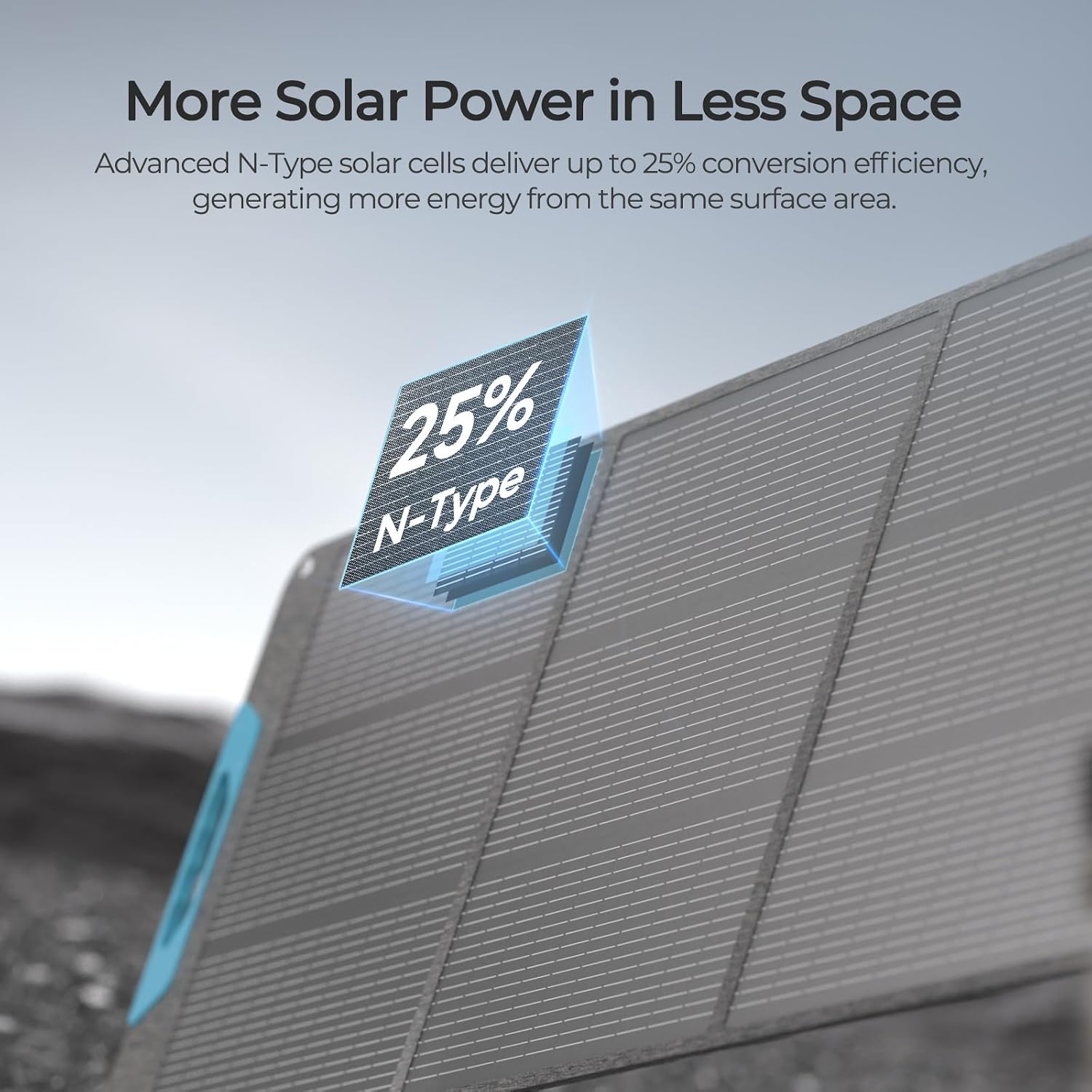 Renogy 200W Portable Solar Panel, 25% High Efficiency N-Type Foldable Solar Charger for Power Station, with Adjustable Kickstand, USB-A Type-C Output, for Camping, RV, SUV, Off-Grid Outdoor Hurricane