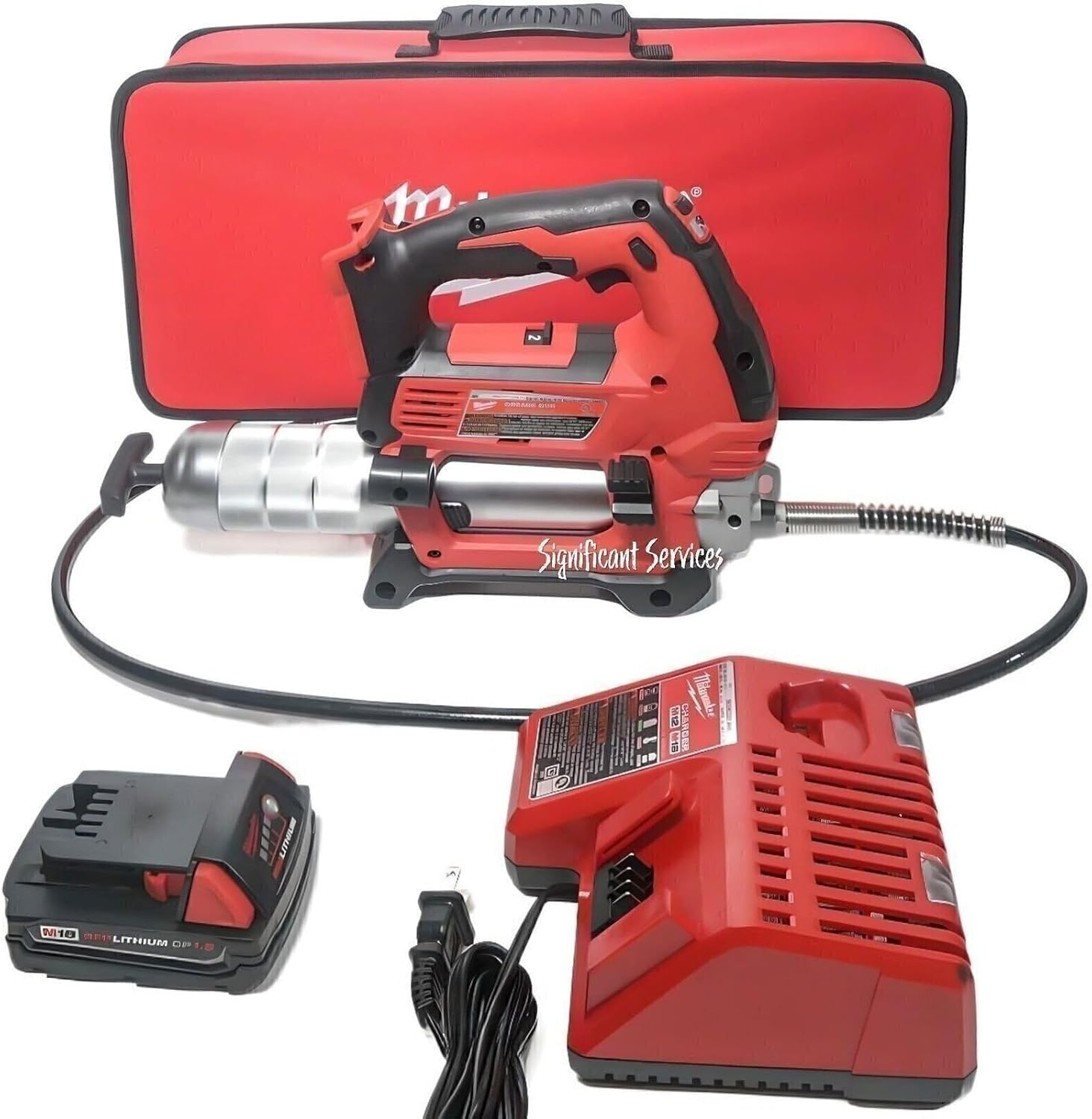 M18 Cordless 2-Speed Grease Gun Kit - No. 2646-21CT