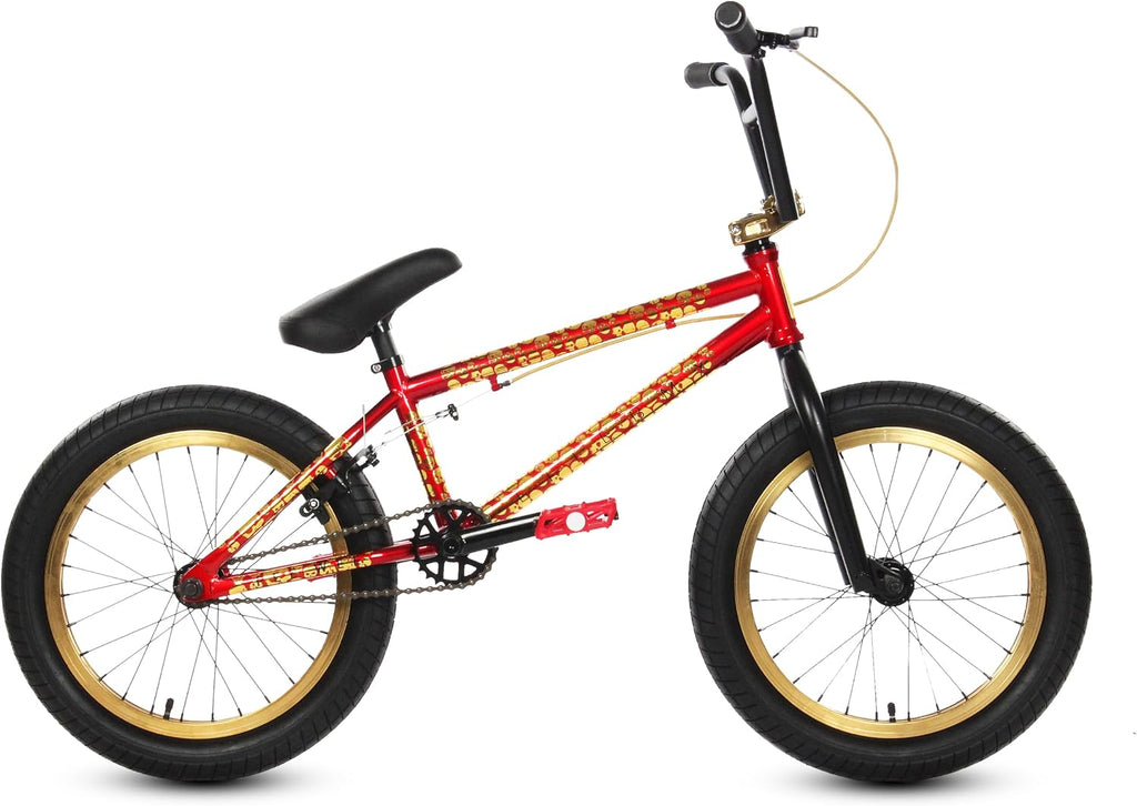 Elite BMX Bicycle 18', 20' & 26' BMX Bike for Teen Bike and Adult Bikes - Freestyle BMX Bike All Models Come with 3 Piece BMX Crankset