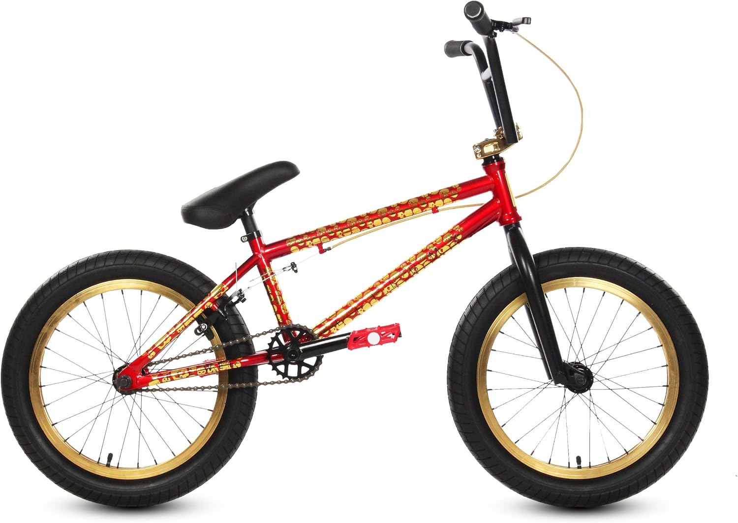 Elite BMX Bicycle 18', 20' & 26' BMX Bike for Teen Bike and Adult Bikes - Freestyle BMX Bike All Models Come with 3 Piece BMX Crankset