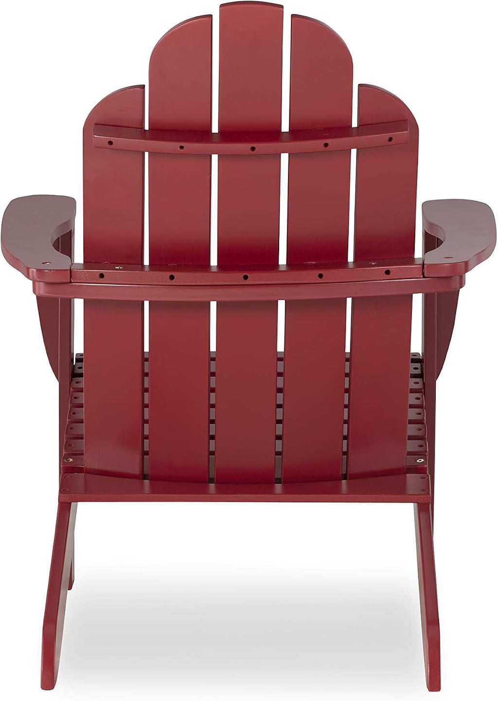 Linon Red Adirondack Chair, 30.4' W x 37.6' D x 37.8' H
