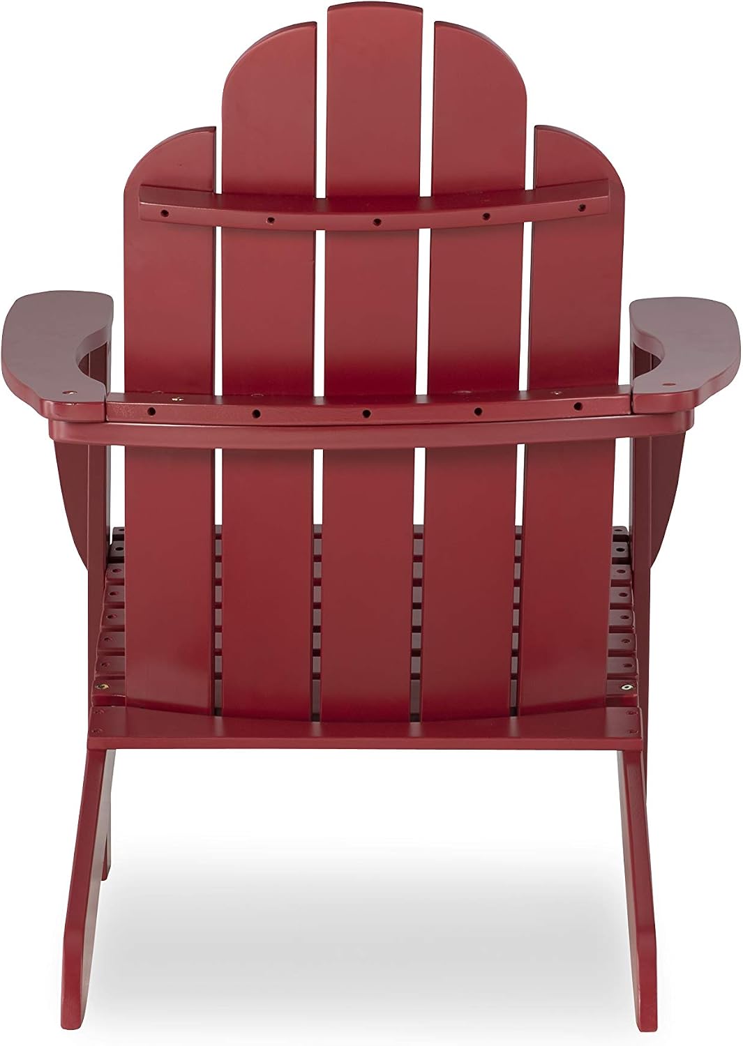 Linon Red Adirondack Chair, 30.4' W x 37.6' D x 37.8' H